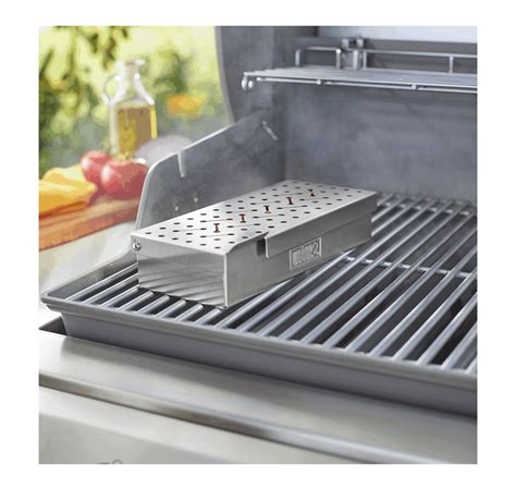 stainless steel smoker box made in usa|weber smoker box accessory.